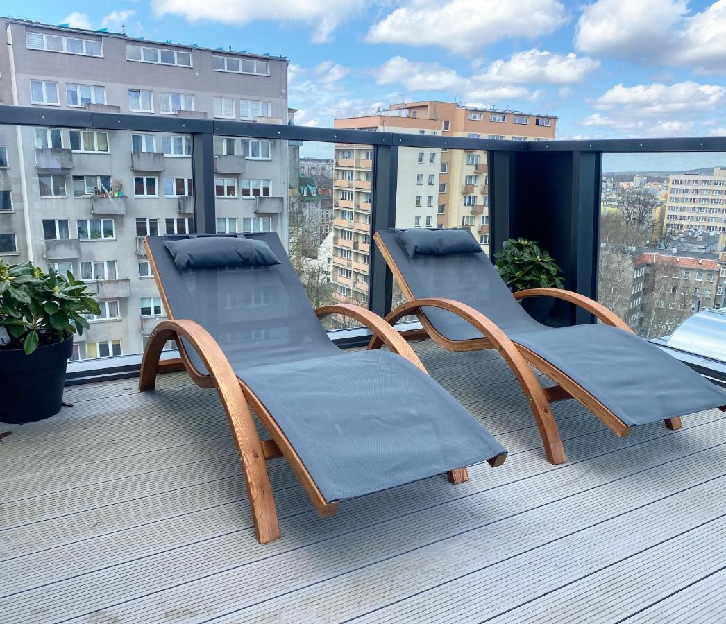 Hanza Tower Apartament Premium Plus Щецин Екстер'єр фото